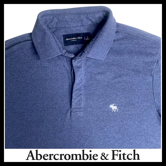Abercrombie & Fitch Other - Abercrombie & Fitch Men’s Classic Stretch Vintage Y2K SS Polo Shirt Size (L)